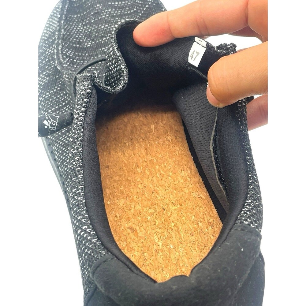 Men’s Comfort Casual Loafers Black Knit Slip On Shoes EU 47 US 13 - Picture 5 of 5